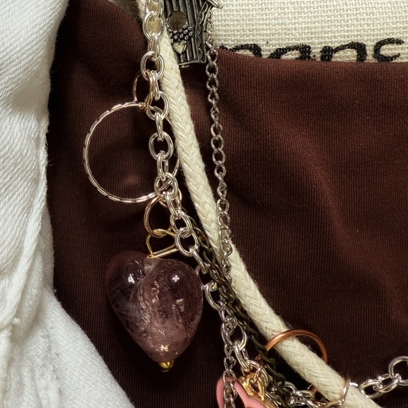 Vintage eclectic multi charms necklace - Picture 6 of 8